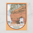 Search for wisconsin shape postcards Apostle islands national lakeshore