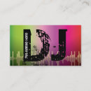 Search for dj business cards Grunge