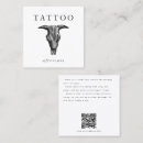 Search for tattoo business cards Skull