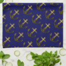 Search for navy blue gold tea towels Girly