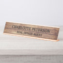 Search for rustic wood name plates Business