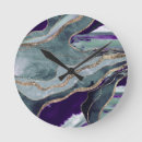 Search for teal clocks Gold glitter