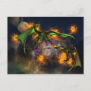 Search for gold dragon postcards Fire