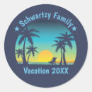 Search for tropical sunset stickers Family reunion