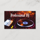 Search for deejay business cards Retro