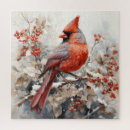 Search for red cardinal bird puzzles Fun