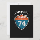 Search for 1974 invitations Vintage