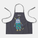 Search for monster faces aprons Halloween