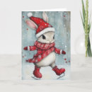 Search for bunny christmas cards Whimsical