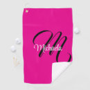 Search for hot pink golf towels Modern