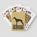 Search for dog breeds playing cards Whippet