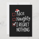 Search for naughty list christmas cards 2026
