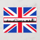 Search for british skyline postcards Union jack