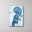 Search for scrolls canvas prints Blue