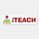 Search for apple bumper stickers Teacher
