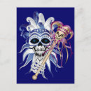 Search for jester postcards Skull
