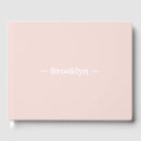 Search for pink guest books Chic