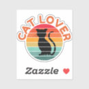 Search for vintage pet stickers Cat lover