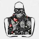 Search for monsters aprons Halloween