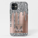 Search for metallic pink iphone cases Monogrammed