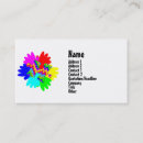 Search for puzzle pieces business cards Autistic