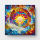 Search for sun plaques Abstract