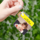 Search for gray yellow key rings For him