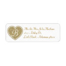 Search for hearts return address labels Chic
