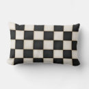 Search for black white checkered cushions Retro