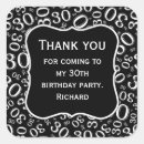 Search for 30 year old stickers 30th birthday party