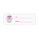 Search for silver bow return address labels White