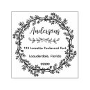Search for round return address labels rubber stamps Elegant circle logo
