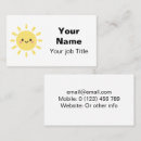 Search for happy face business cards Sun
