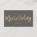 Search for microblading business cards Typography