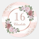 Search for number sixteen stickers Sweet 16