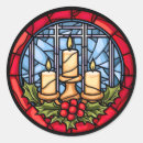 Search for merry christmas candles stickers Merry and bright