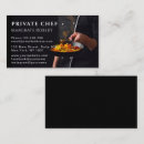 Search for private chef business cards Restaurant