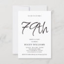 Search for 79th birthday invitations Elegant