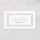 Search for colour consultant business cards Minimalist