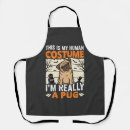 Search for funny pug aprons Halloweendecor