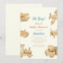 Search for toy plane invitations Vintage