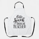 Search for funny teacher aprons Spooky
