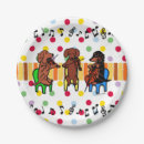 Search for dachshund paper plates Long haired