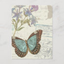 Search for blue butterfly postcards Decorative