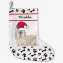 Search for shih tzu christmas stockings For pets