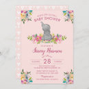 Search for floral elephant baby shower invitations Flowers
