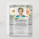 Search for rustic memorial service invitations Remembrance