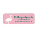 Search for flamingo bird return address labels Summer