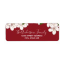Search for cherry blossom return address labels Elegant