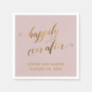 Search for happily ever after napkins Calligraphy